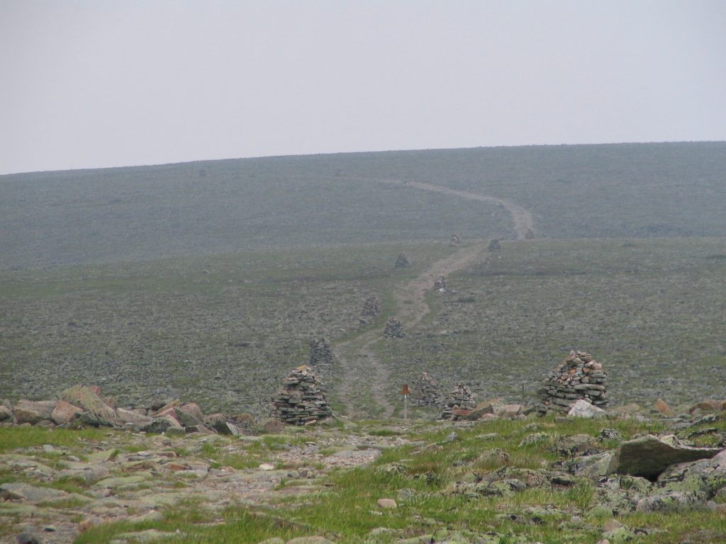 
The trail to Mont Jacques Cartier, Gaspésie — Eastern Woodland Caribou habitat